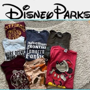 Disney 7 shirt unisex bundle all size small